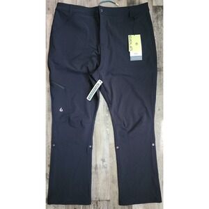 Gnara Go There Pant Women 20 Black GoFly Zipper Hiking Outdoor Travel NWT
